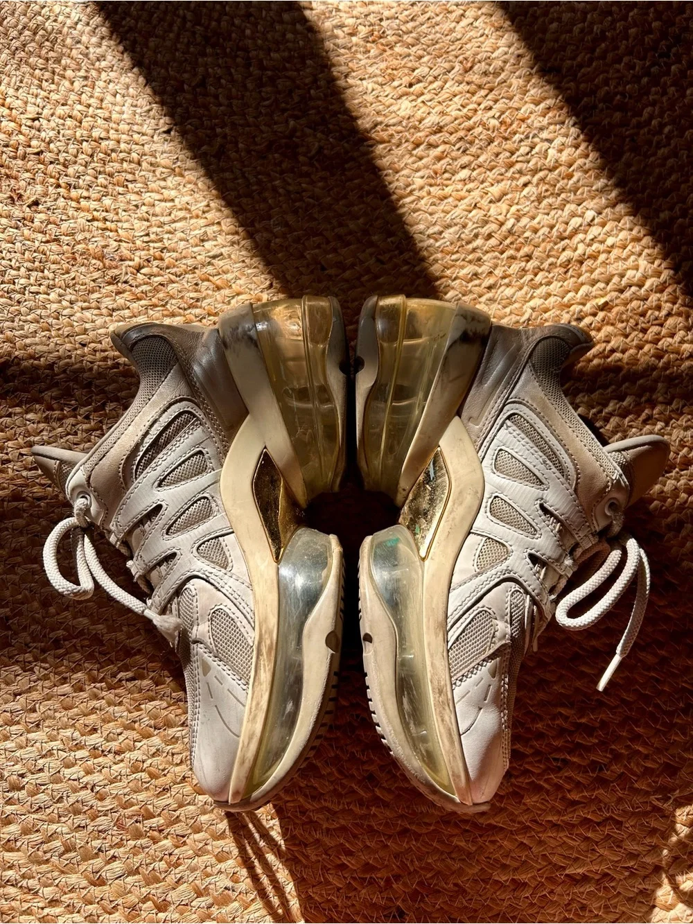 Michael Kors Beige and Cream Women’s Chunky Sneakers